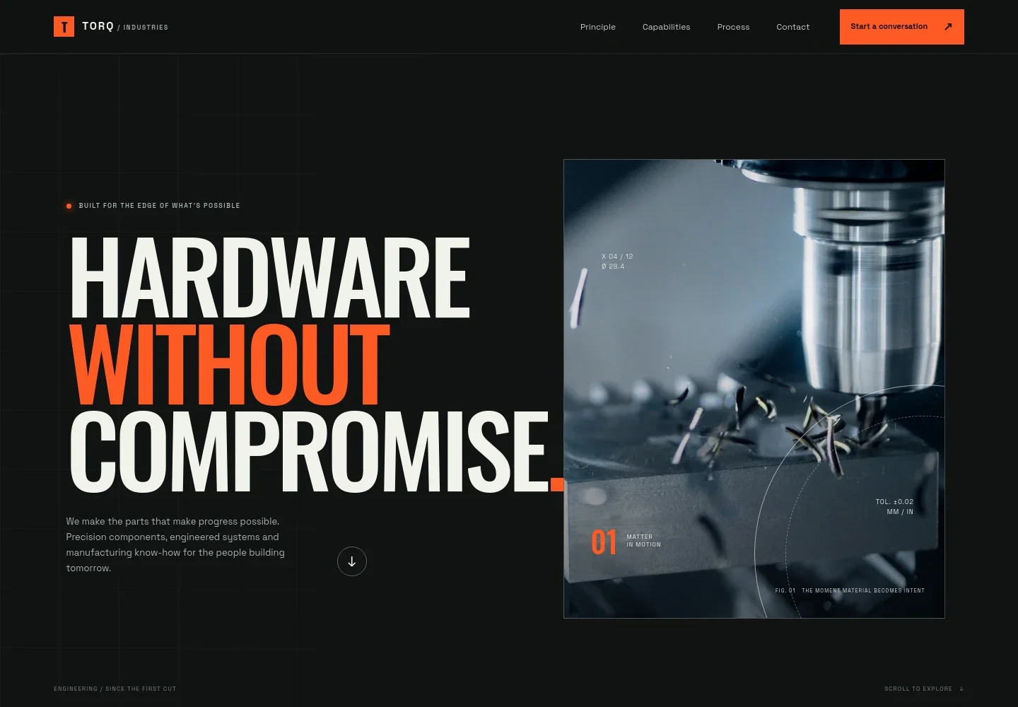 Hardware Company Website Template