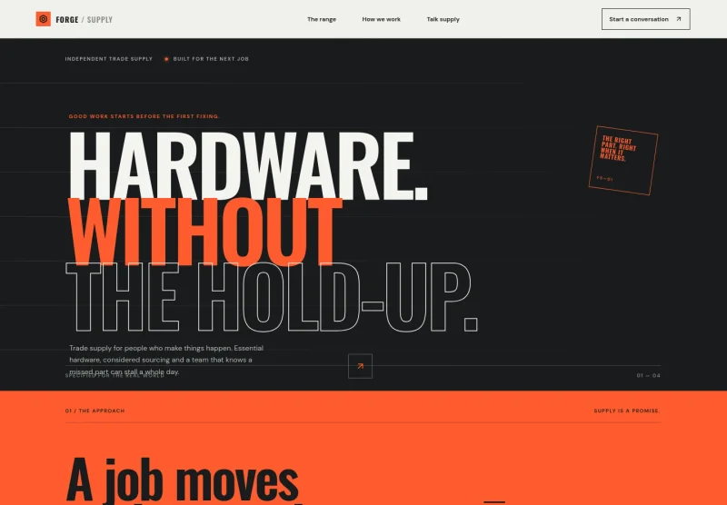Hardware Wholesaler Website Template