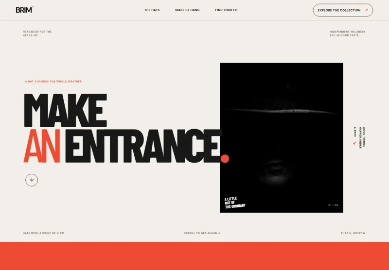 Hat Shop Website Template