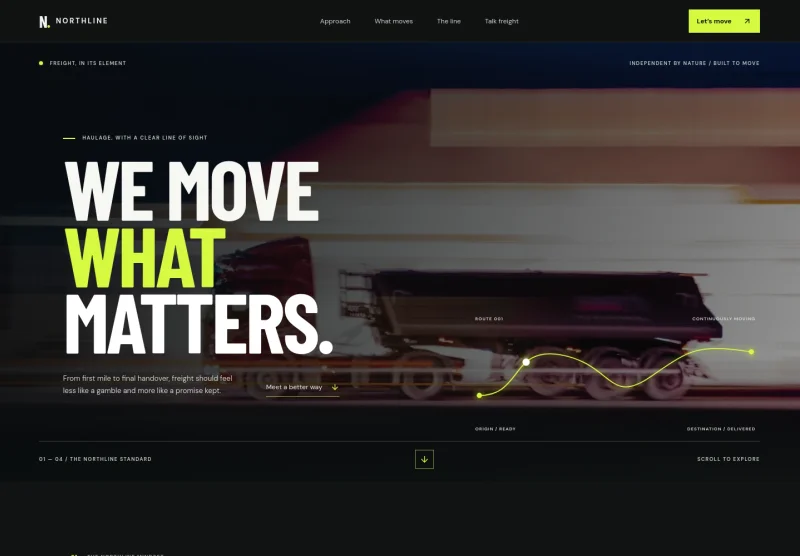 Haulage Website Template