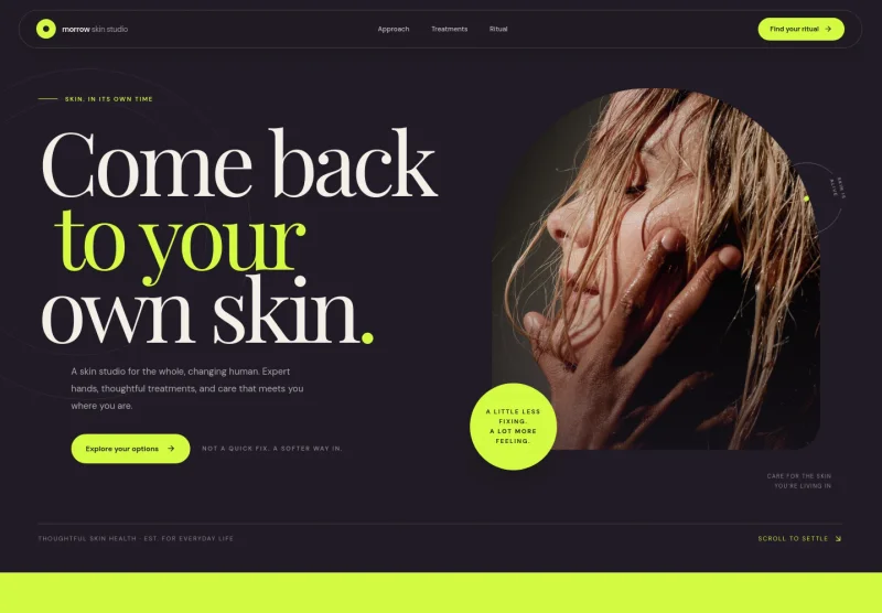 Health And Beauty Website Template