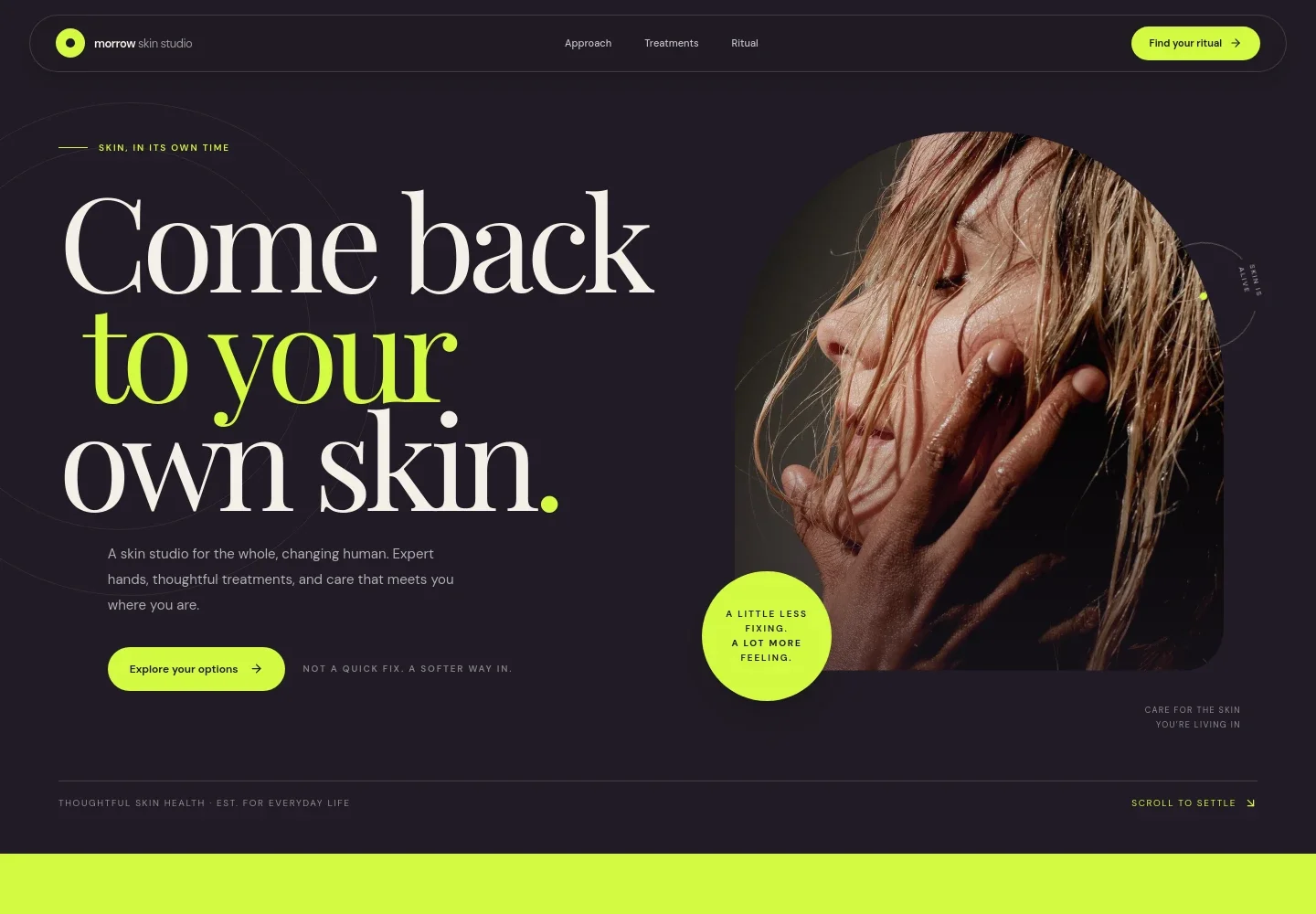 Health And Beauty Website Template