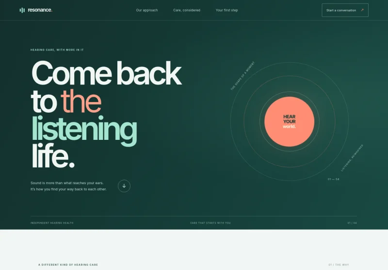 Hearing Health Website Template