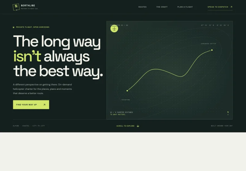 Helicopter Charter Website Template