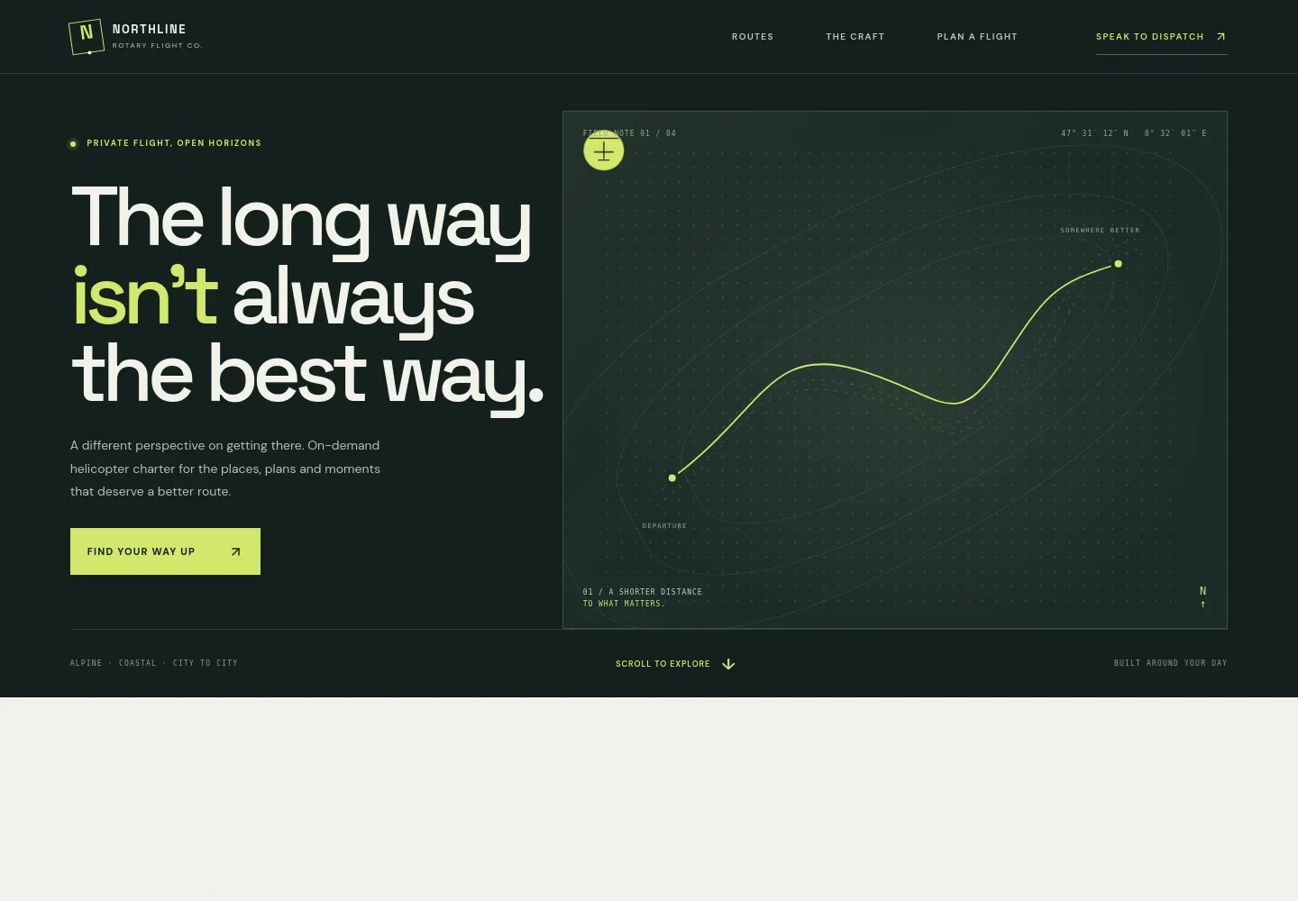 Helicopter Charter Website Template