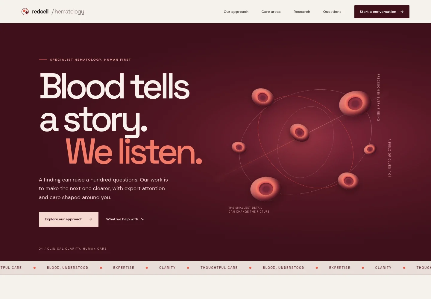 Hematologist Website Template