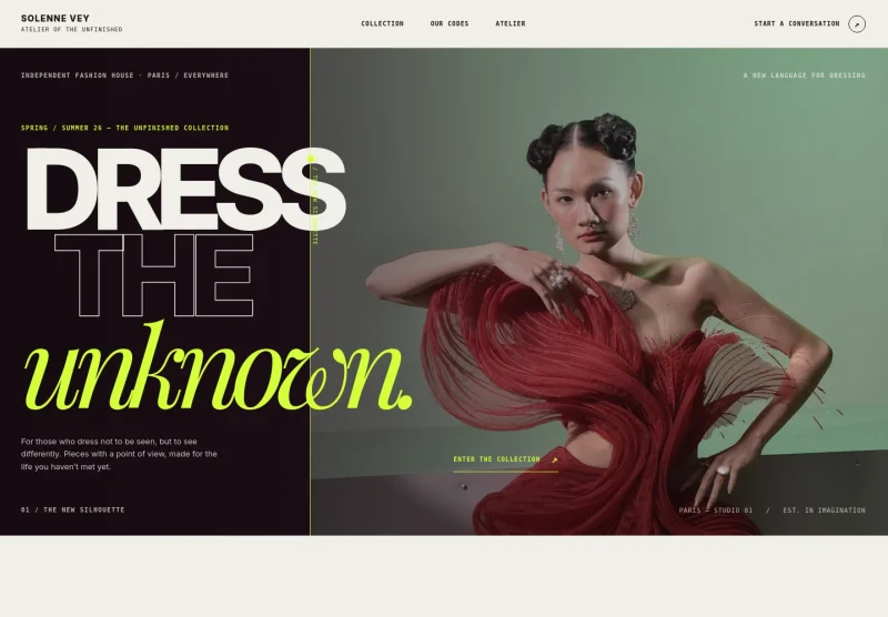 High Fashion Website Template