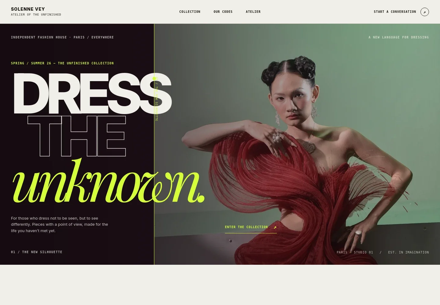 High Fashion Website Template