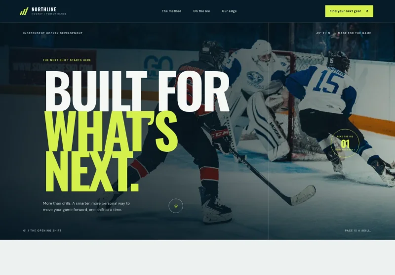 Hockey Website Template