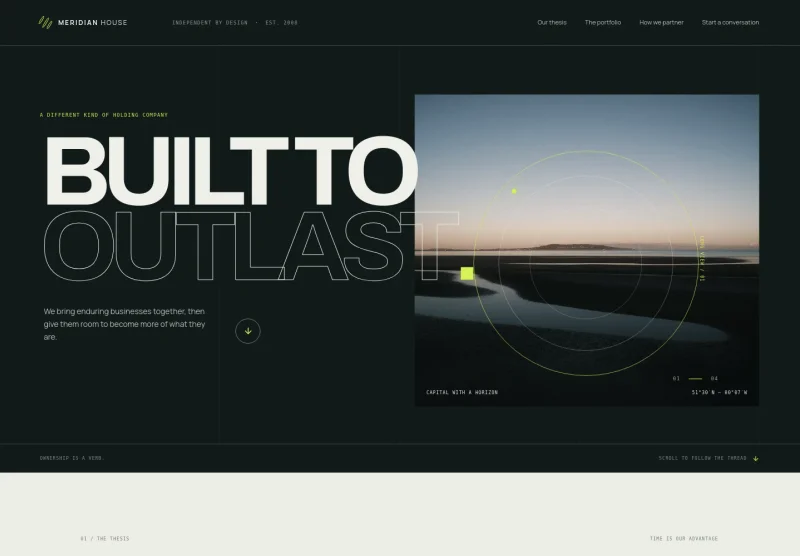 Holding Company Website Template