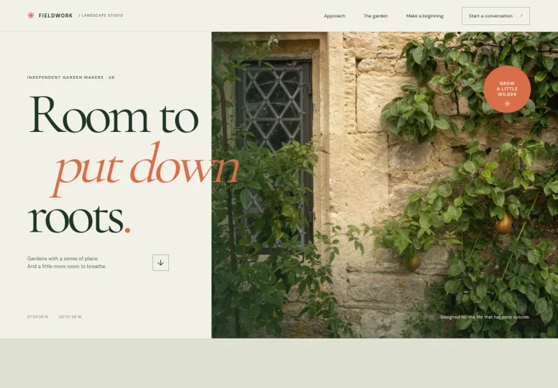 Home And Garden Website Template