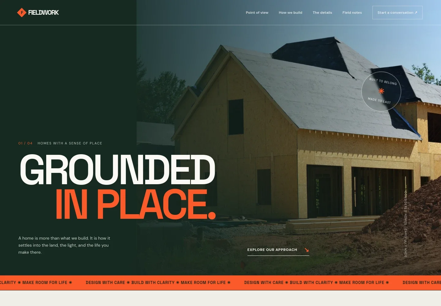 Home Construction Website Template
