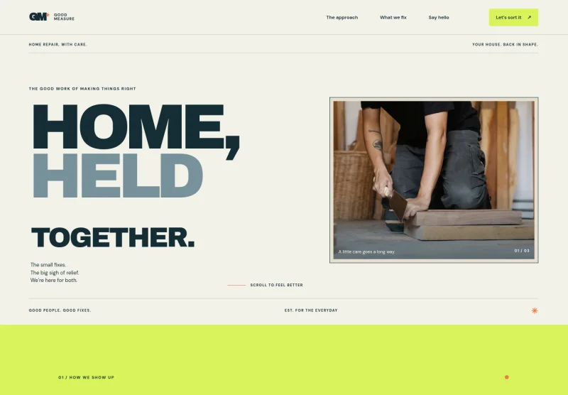 Home Repair Website Template