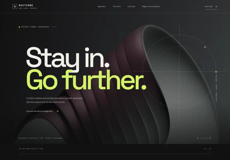 Home Theater Website Template