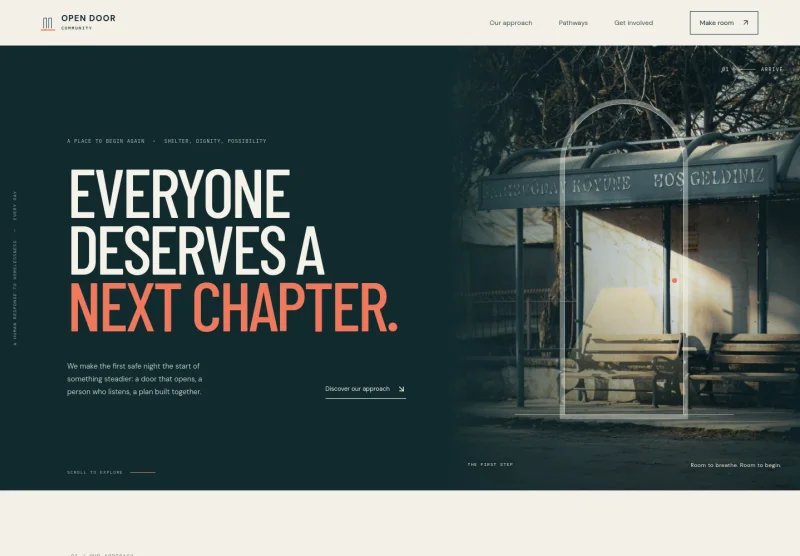 Homeless Shelter Website Template