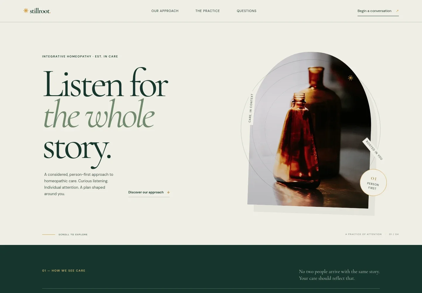 Homeopathy Website Template