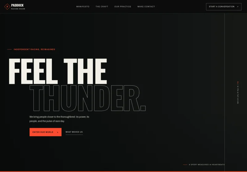 Horse Racing Website Template