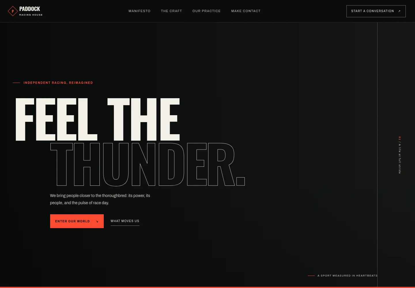 Horse Racing Website Template