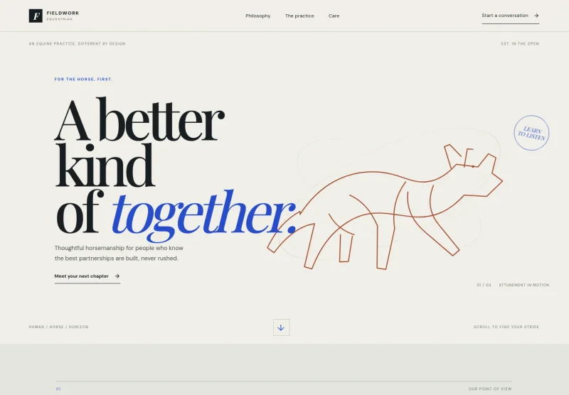 Horse Website Template