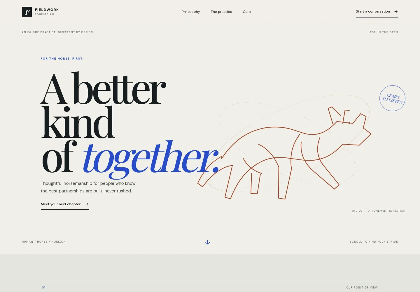 Horse Website Template