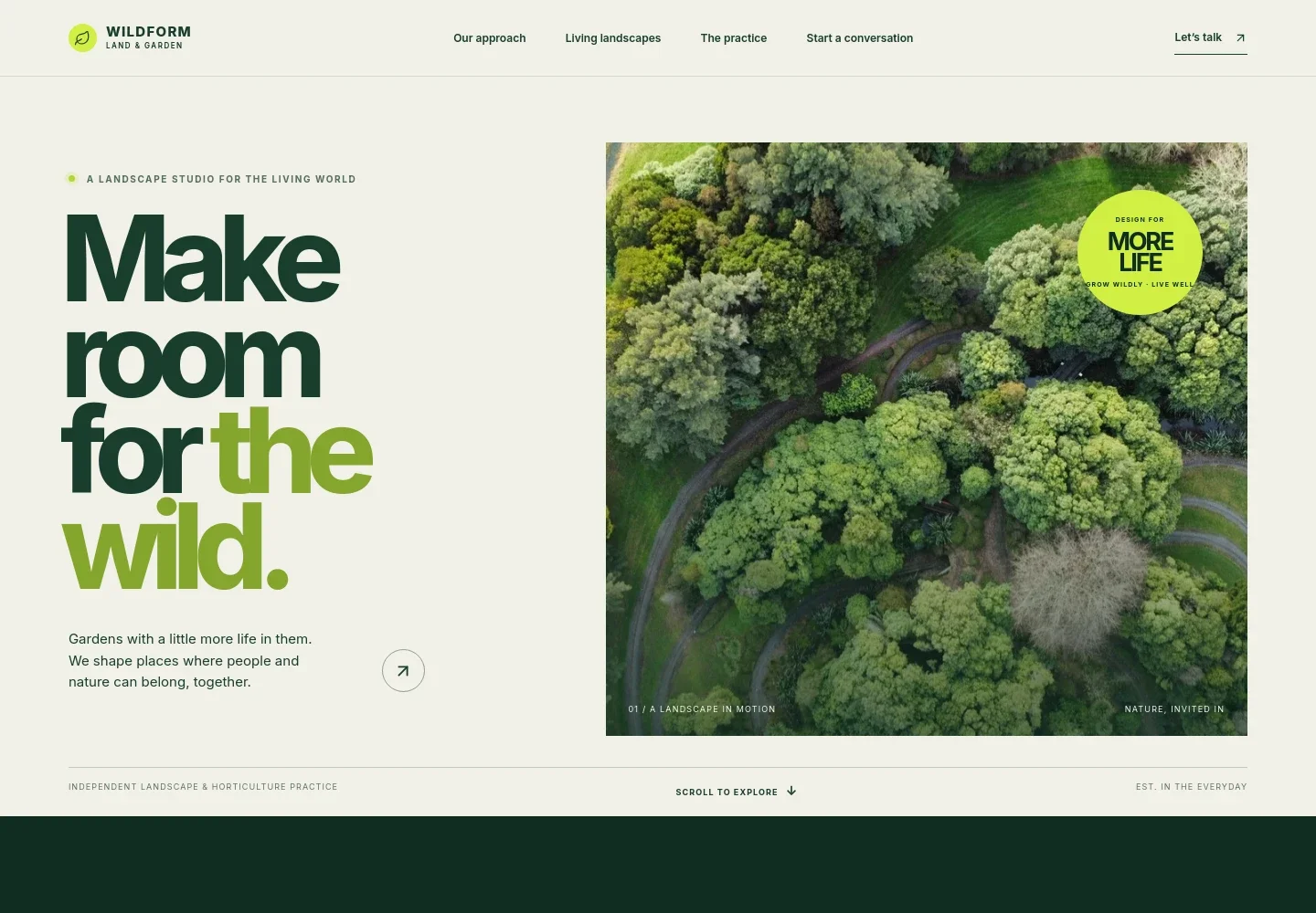 Horticulture Website Template