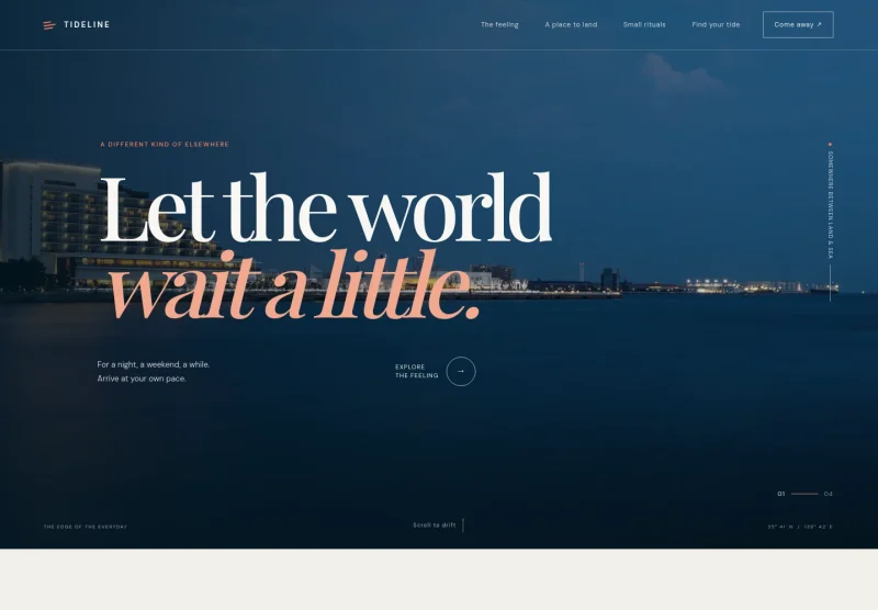 Hospitality Website Template
