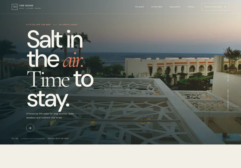 Hotel And Restaurant Website Template