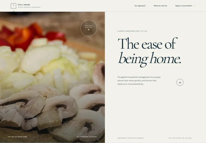 House Manager Website Template