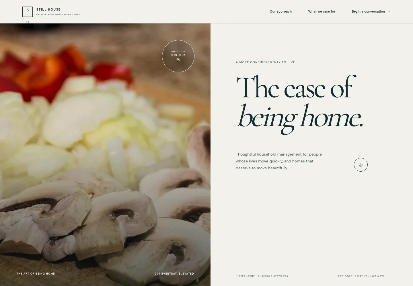 House Manager Website Template