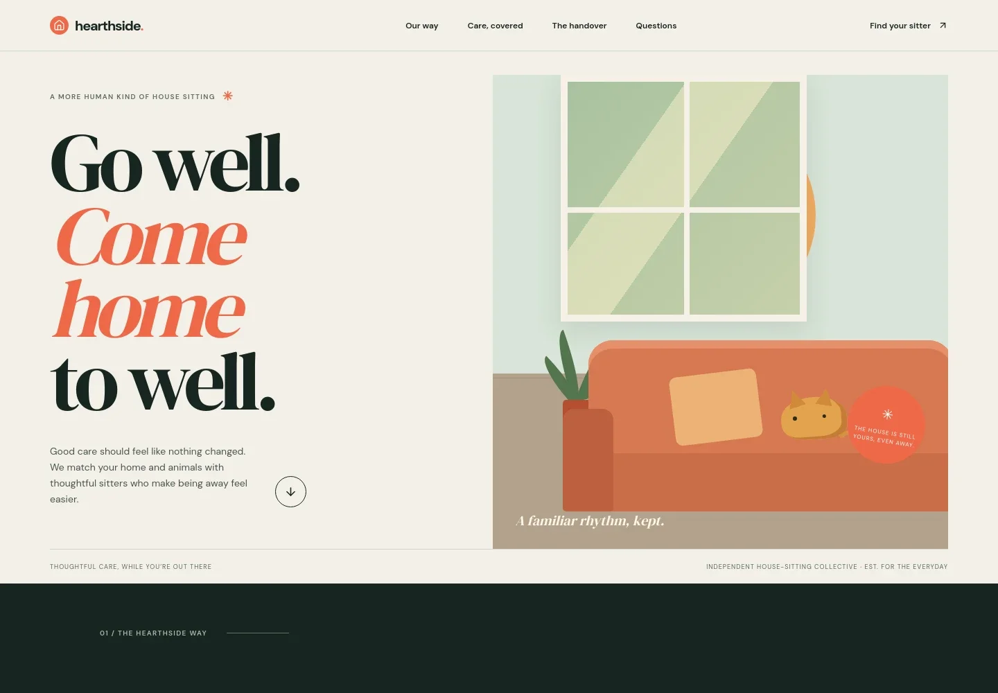 House Sitter Agency Website Template