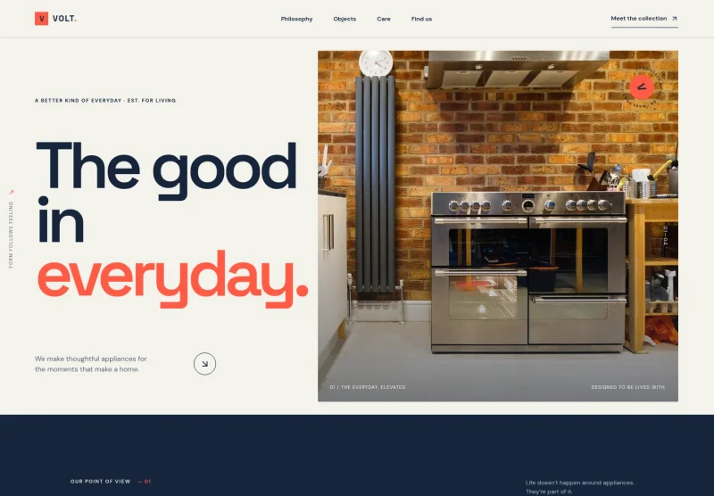 Household Appliance Manufacturer Website Template