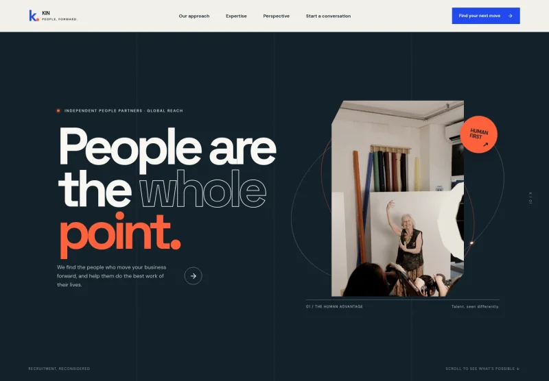 HR Recruitment Website Template
