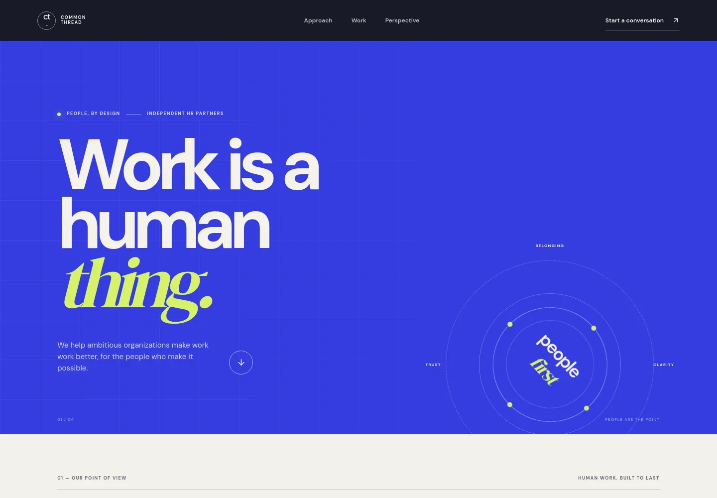 HR Website Template