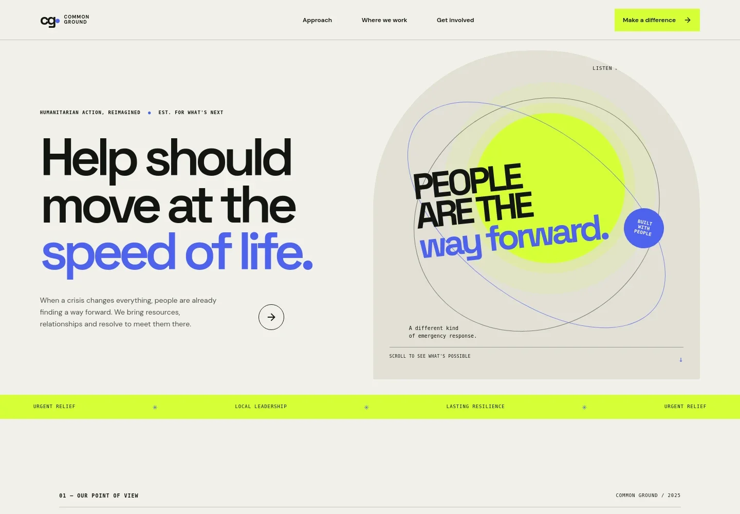 Humanitarian Website Template