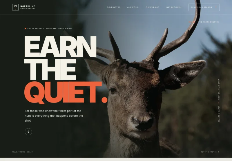 Hunting Website Template
