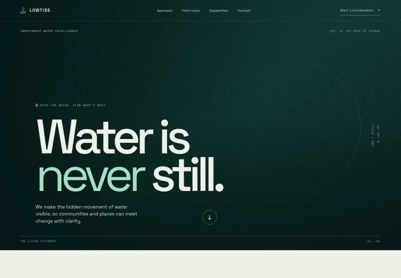 Hydrologist Website Template