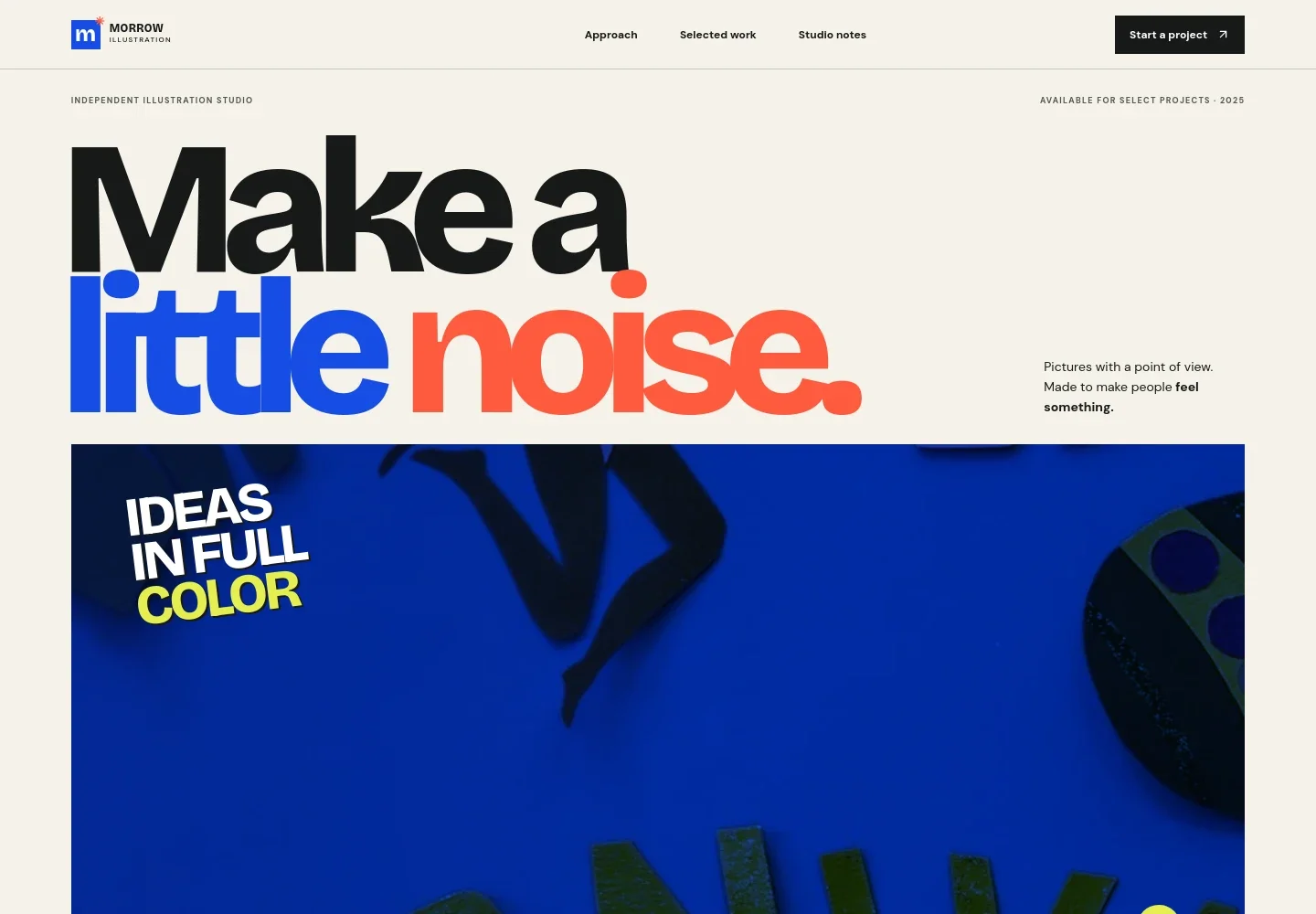 Illustrator Website Template