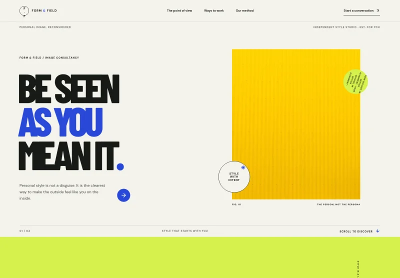 Image Consultant Website Template