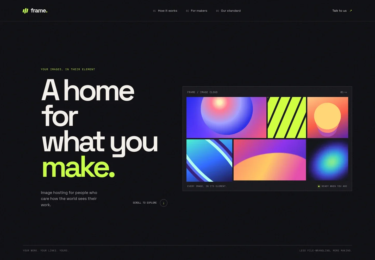 Image Hosting Website Template