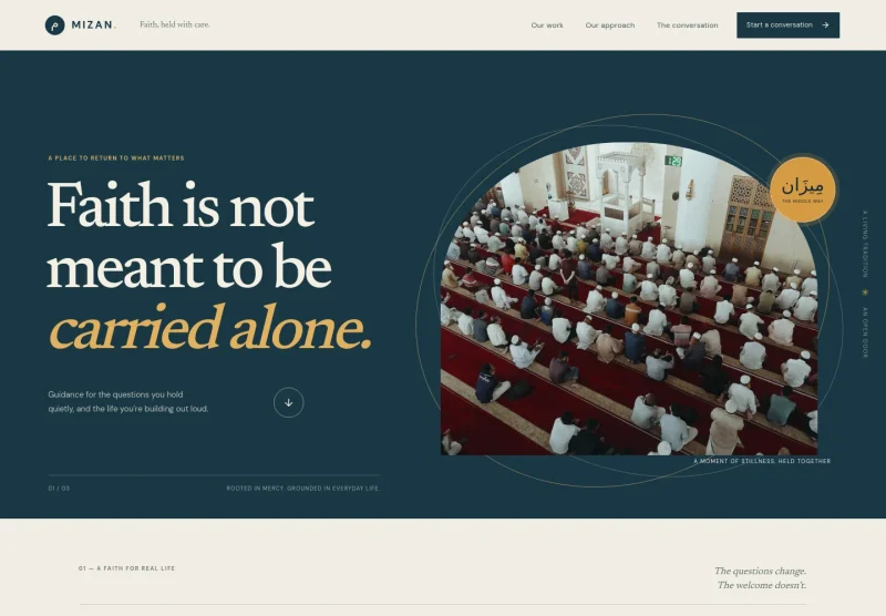 Imam Website Template