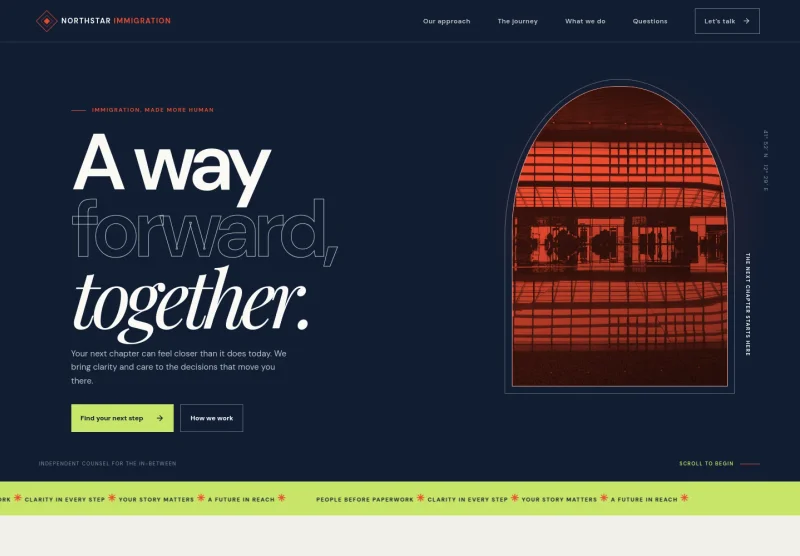 Immigration Law Website Template