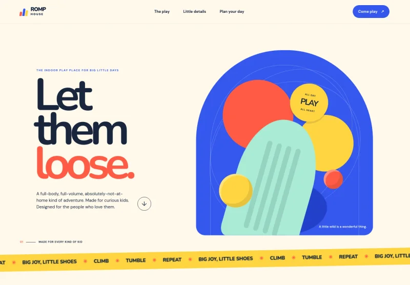 Indoor Playground Website Template