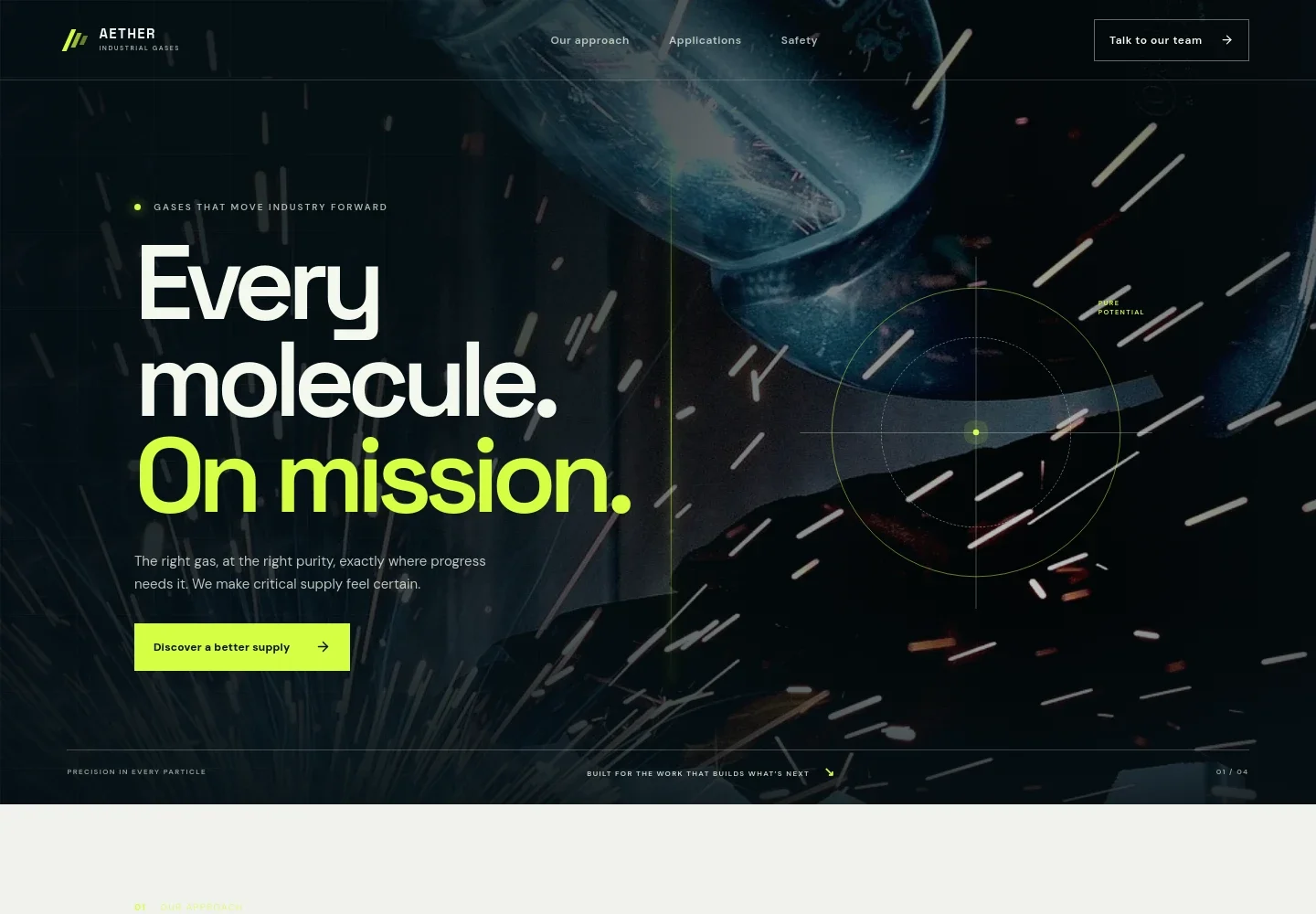 Industrial Gas Supplier Website Template