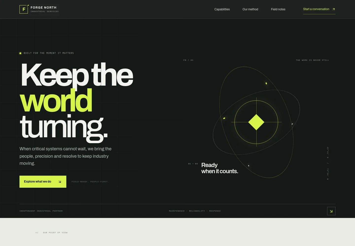 Industrial Services Website Template