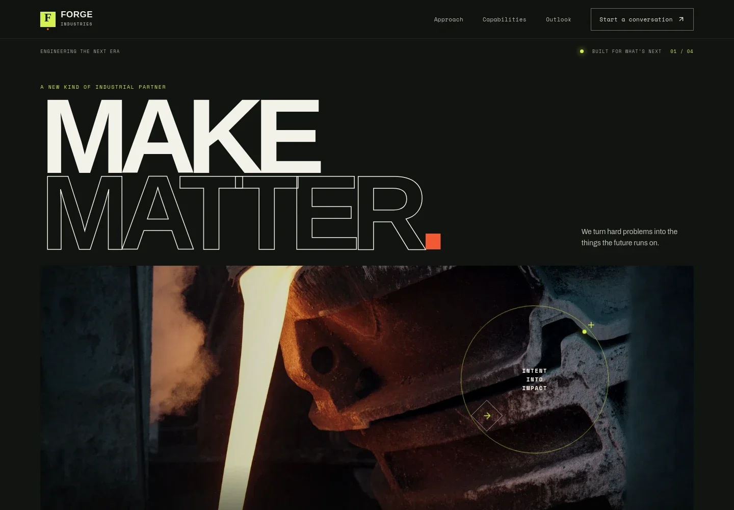 Industrial Website Template