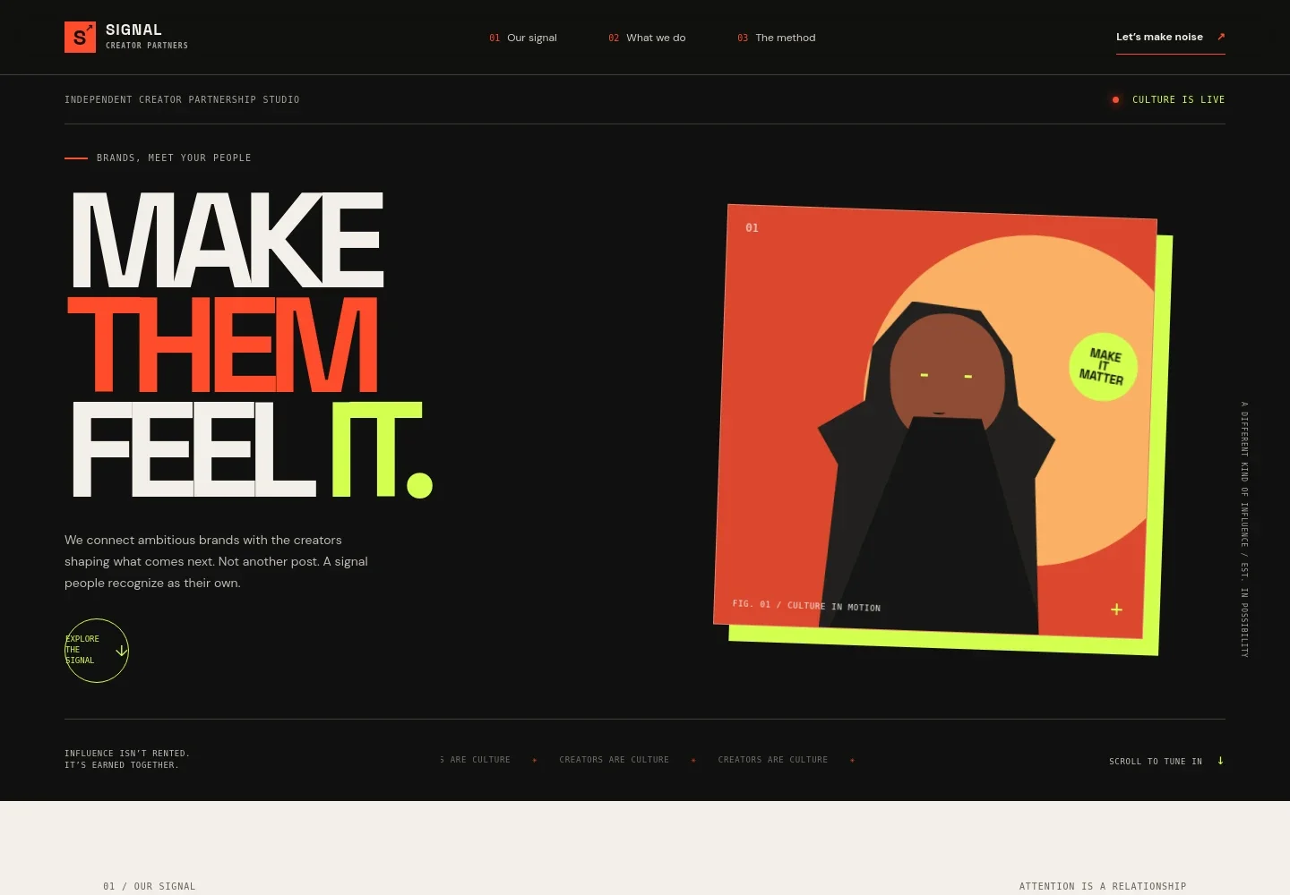 Influencer Agency Website Template