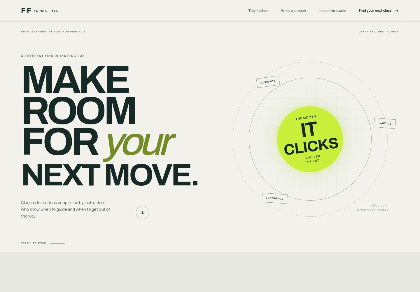 Instructor Website Template