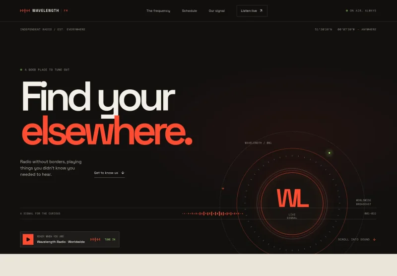 Internet Radio Website Template