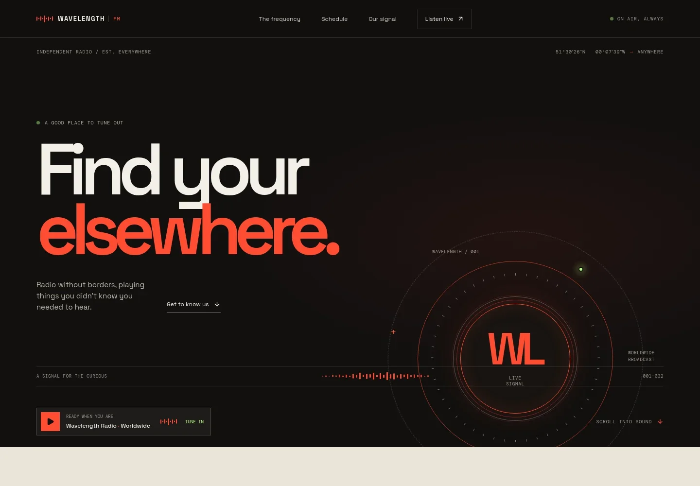 Internet Radio Website Template