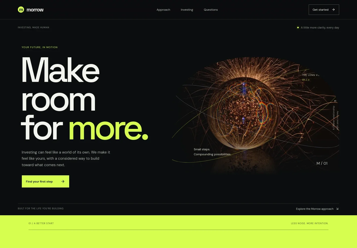 Investment App Website Template